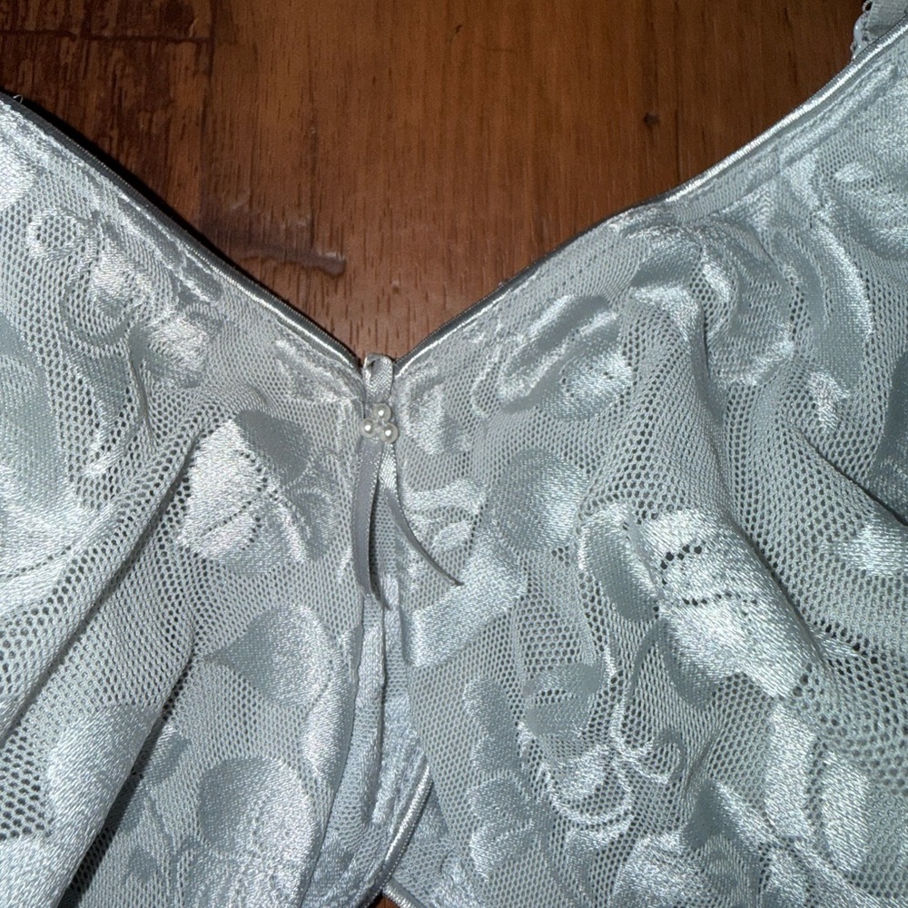 NWOT Wacoal Awareness Full Figure Underwire Seamless Bra 85567 Light Blue 34DD - Picture 5 of 13